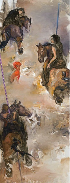 Une huile sur toile de Richard Morin  Copyright © 2013 Richard Morin