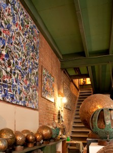 Vue de l'atelier d'Aristide Gagnon. Crédit photo: Isabelle Houde Photographe