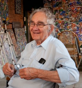 Aristide Gagnon dans son atelier. Crédit photo: Isabelle Houde Photographe